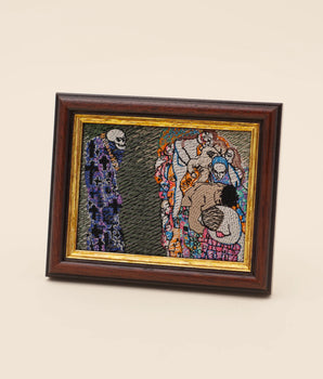 Death and Life — Embroidered Painting