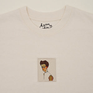 Egon Schiele - Stickerei auf T-shirt