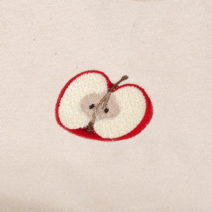Apple - T-shirt with Embroidery
