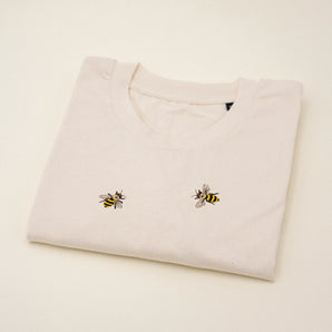 Süße Bienen – Stickerei auf T-shirt