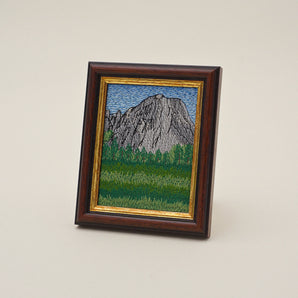 Mountain Landscape — Embroidered Picture