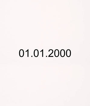 Besticktes T-Shirt personalisiert mit Datum